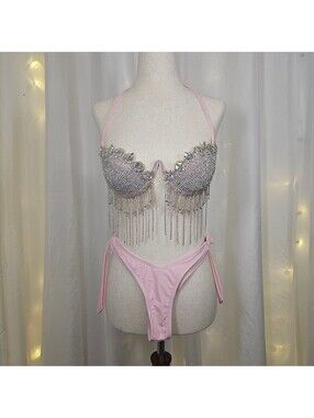 Radiant Rhinestone Bikini NWOT Size small